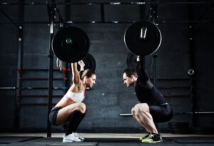 competing