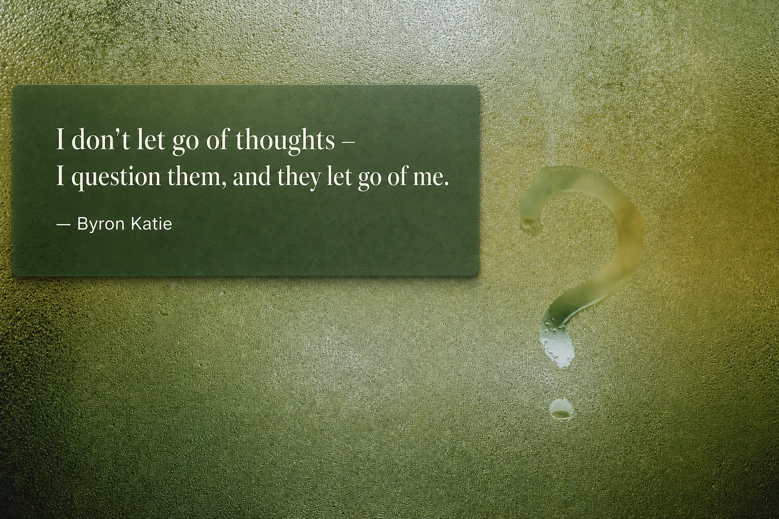 Certificate in The Work of Byron Katie